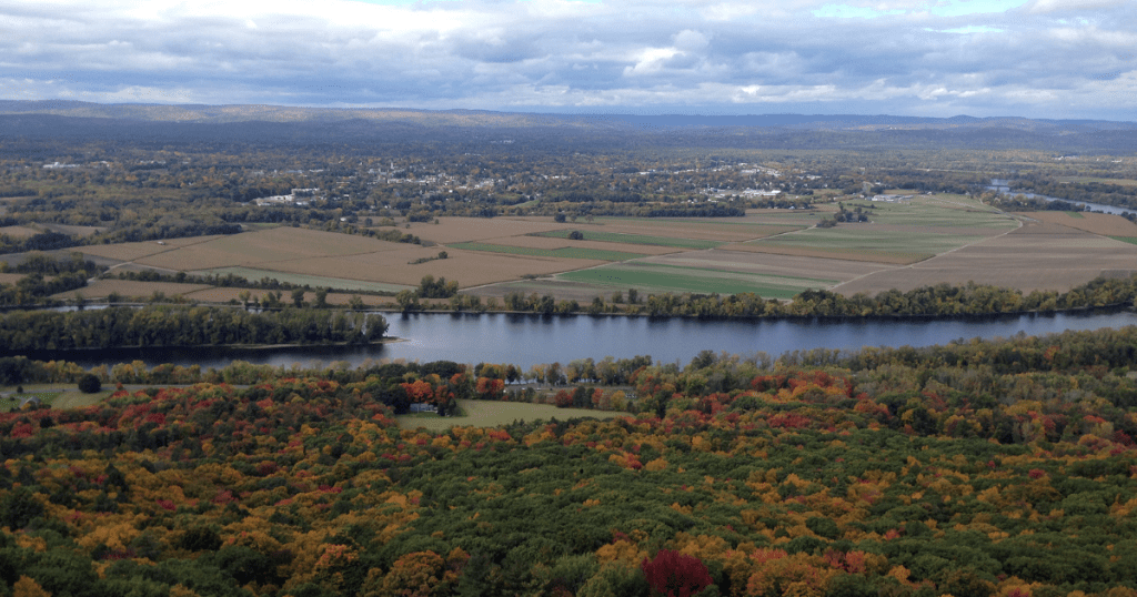 Mount Holyoke Range State Park in Amherst, Massachusetts.