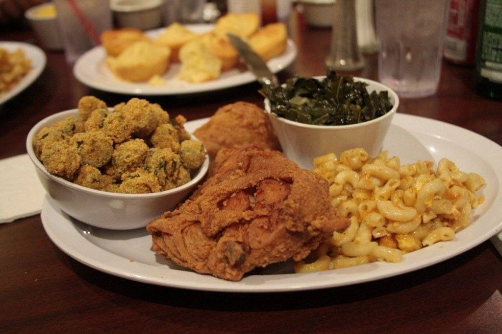 Fresh Fried chicken plate plate from United House of Prayer Soul Food Kitchen