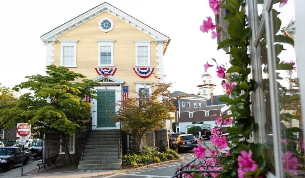 Historic home in downtown Marblehead, MA where films such as the good son grown ups, and Hocus Pocus were filmed